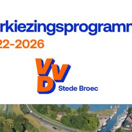 VVD presenteert verkiezingsprogramma:  ‘Stede Broec maken we met elkaar’